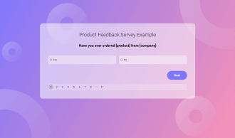  Product Feedback Survey Preview