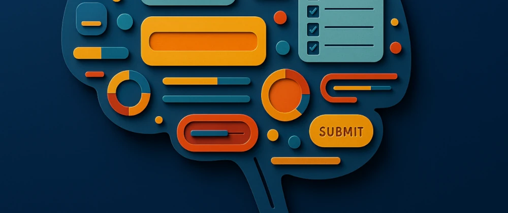 Artistic representation of survey form elements