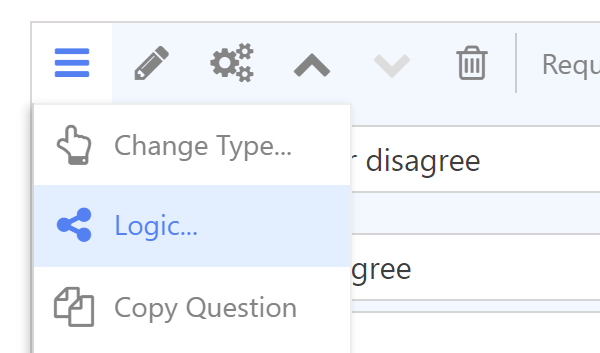 Survey with logic